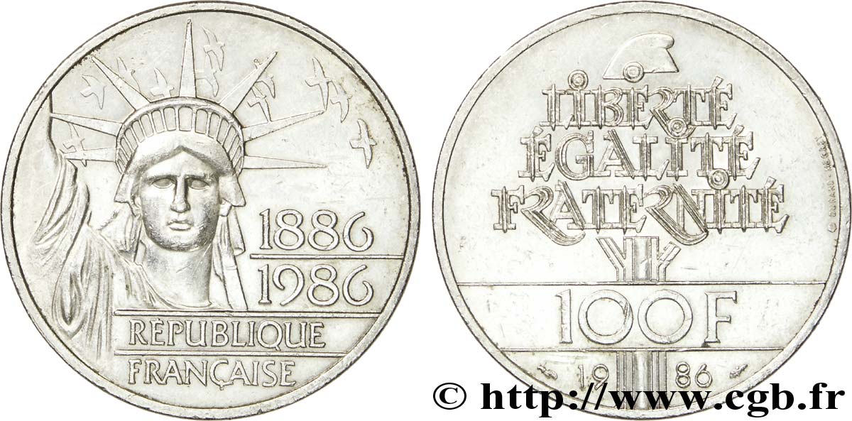 100 francs Liberté (Statue de la) 1986  F.454/2 EBC 
