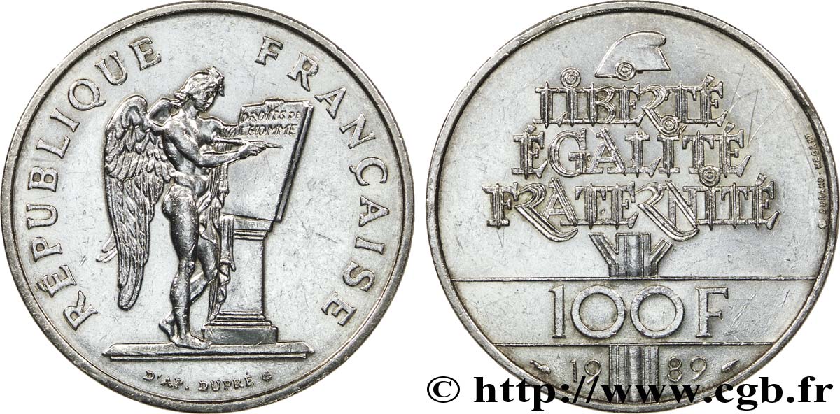 100 francs Droits de l’Homme 1989  F.457/2 SUP 