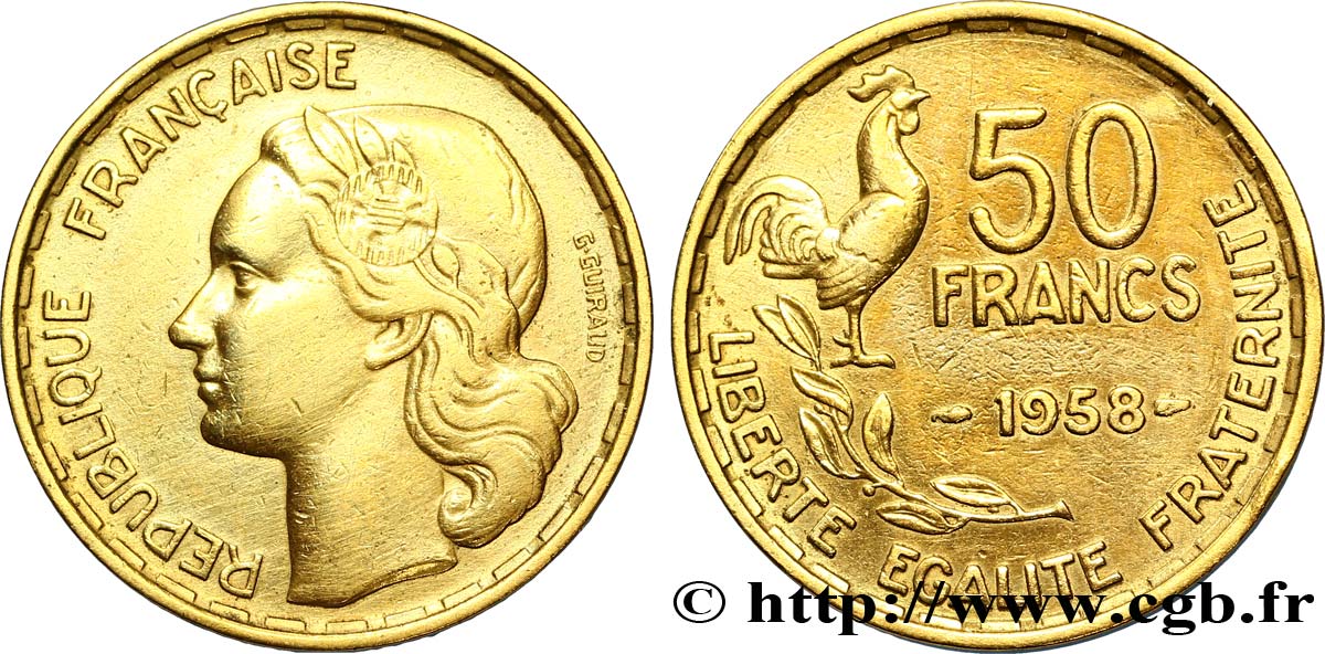 50 francs Guiraud 1958  F.425/14 SS49 