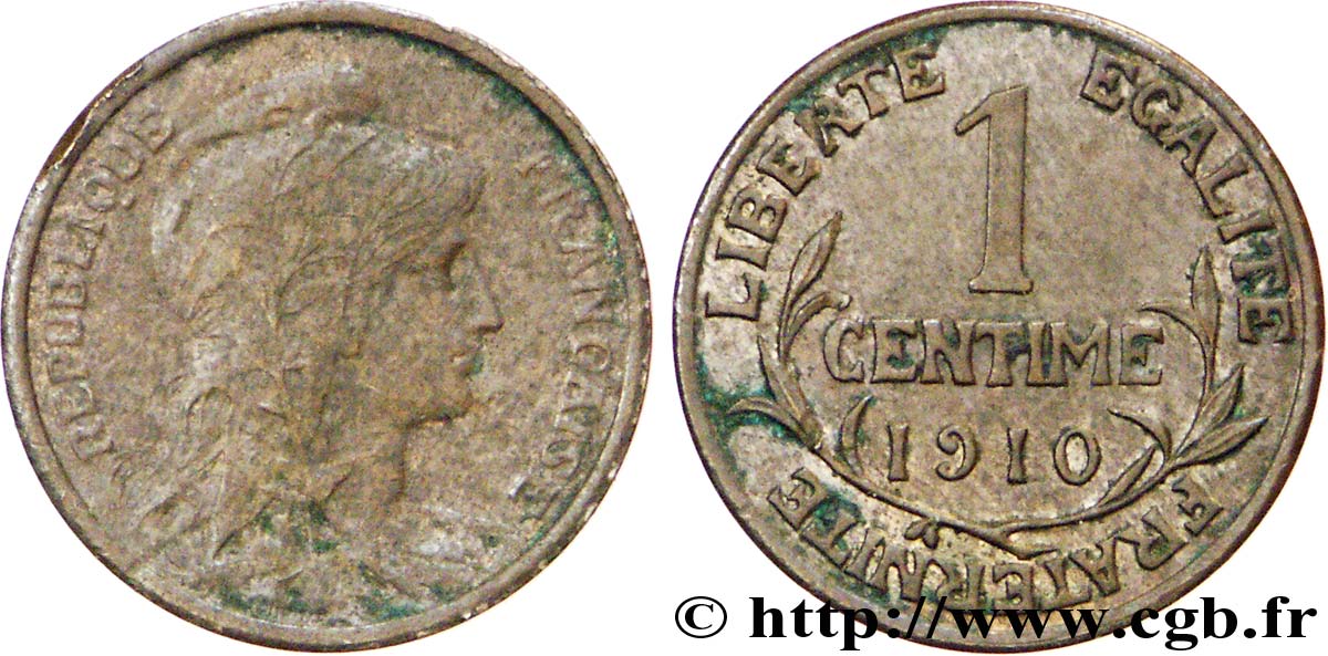 1 centime Daniel-Dupuis 1910 Paris F.105/12 TB30 