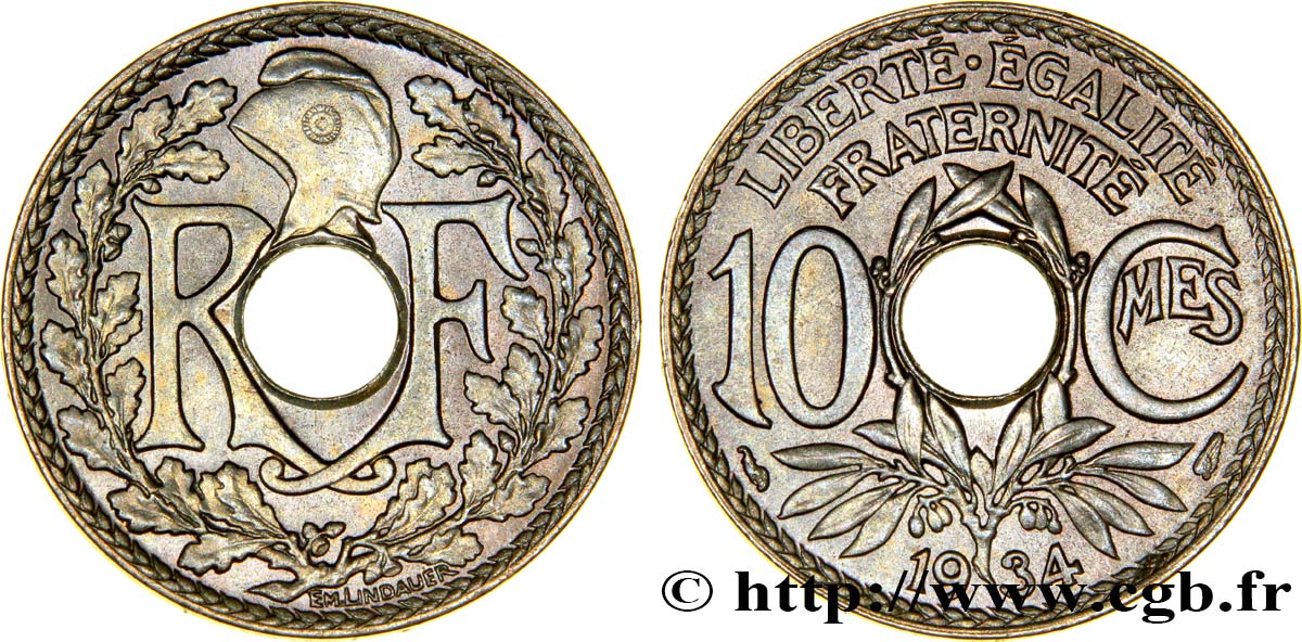 10 centimes Lindauer 1934  F.138/21 SUP60 