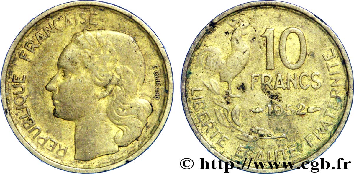 10 francs Guiraud 1952  F.363/6 BC35 
