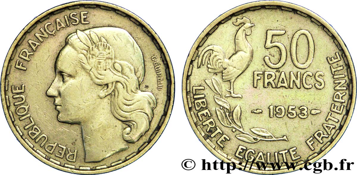 50 francs Guiraud 1953  F.425/10 SS 