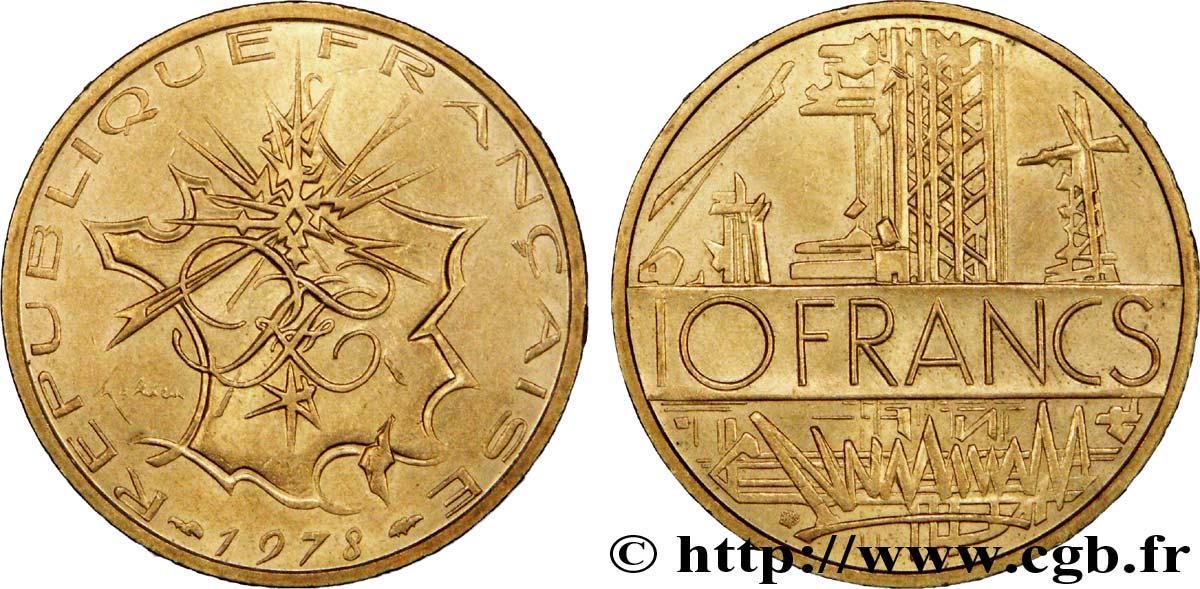 10 francs Mathieu 1978 Pessac F.365/6 EBC60 