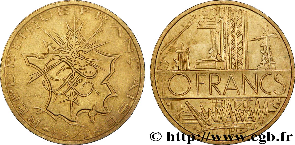 10 francs Mathieu 1979 Pessac F.365/7 TTB52 