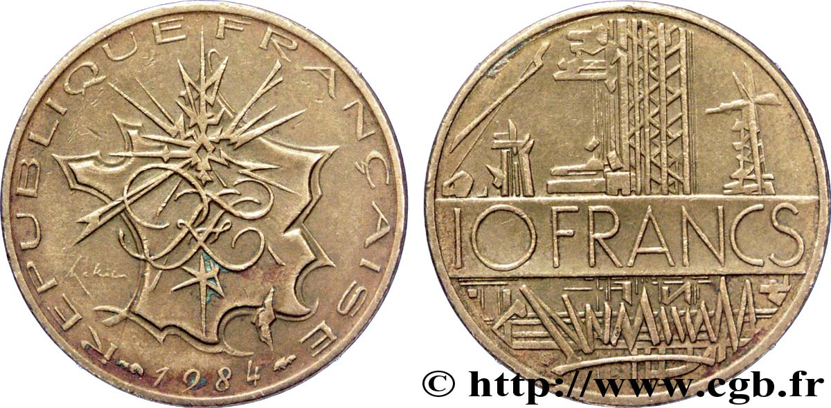 10 francs Mathieu, tranche B 1984 Pessac F.365/12 BB45 