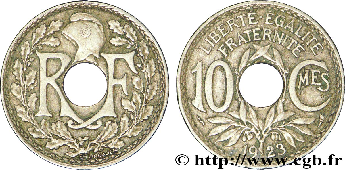 10 centimes Lindauer 1923 Poissy F.138/9 BB50 
