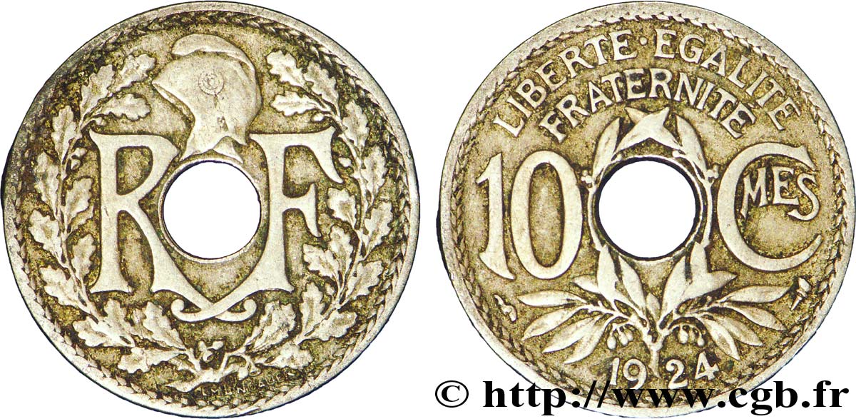 10 centimes Lindauer 1924  F.138/10 XF45 