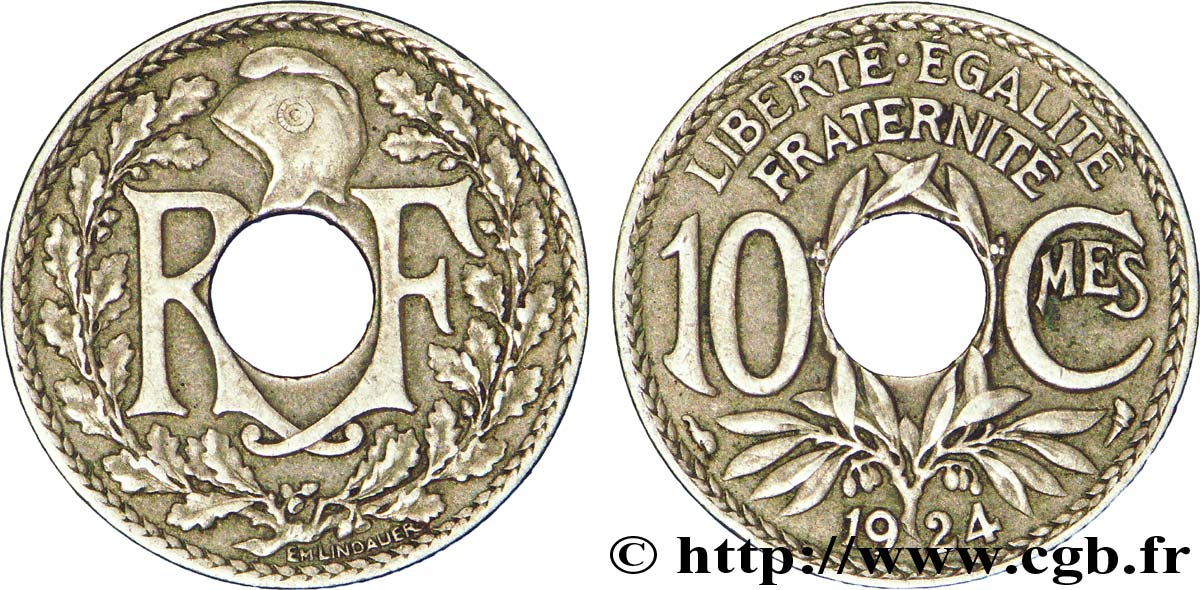10 centimes Lindauer 1924  F.138/10 SS50 