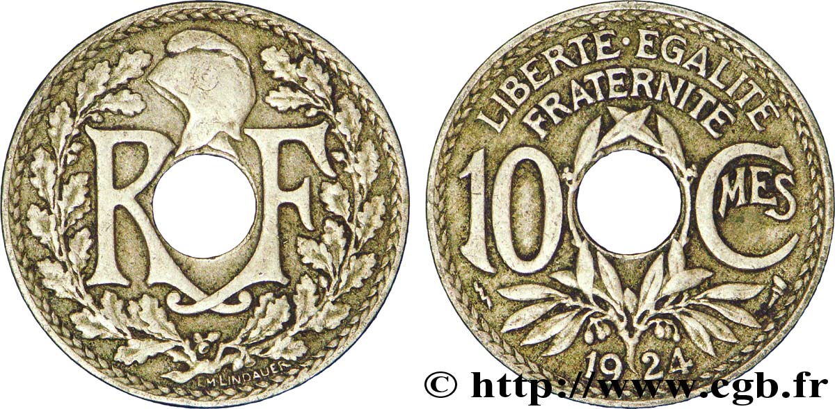 10 centimes Lindauer 1924 Poissy F.138/11 MBC45 