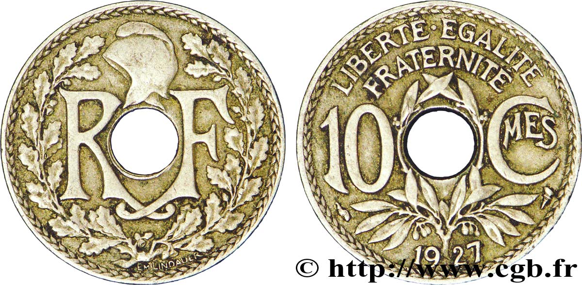10 centimes Lindauer 1927  F.138/14 XF45 