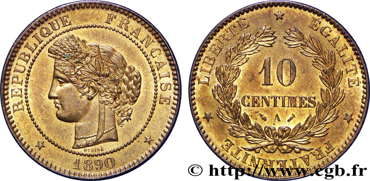 10 centimes Cérès 1890 Paris F.135/35 SC63 