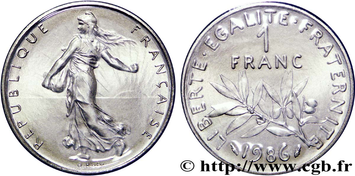 1 franc Semeuse, nickel 1986 Pessac F.226/31 ST 