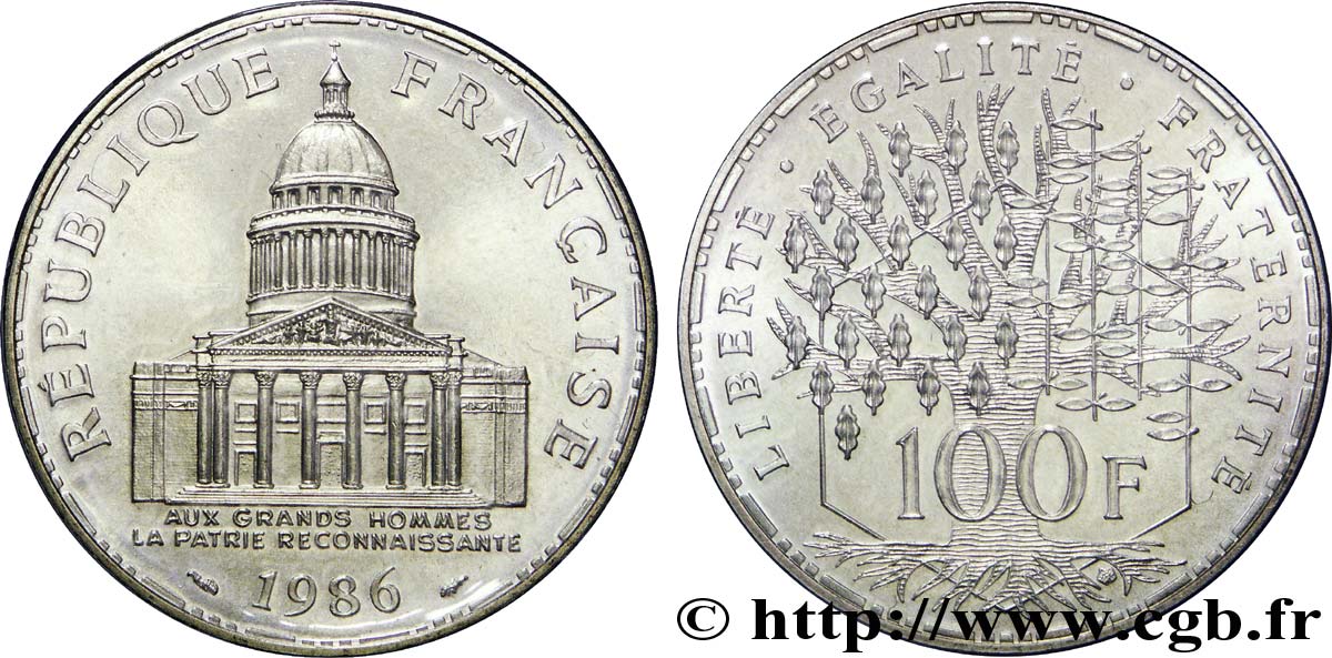 100 francs Panthéon 1986  F.451/6 ST 