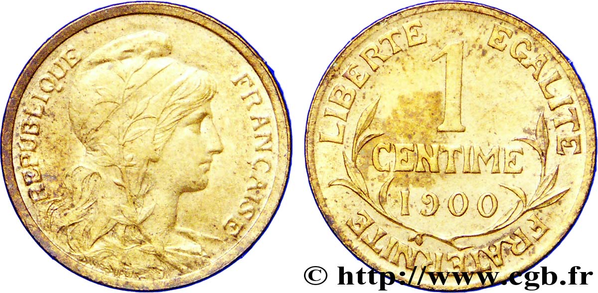 1 centime Daniel-Dupuis 1900  F.105/4 SUP58 