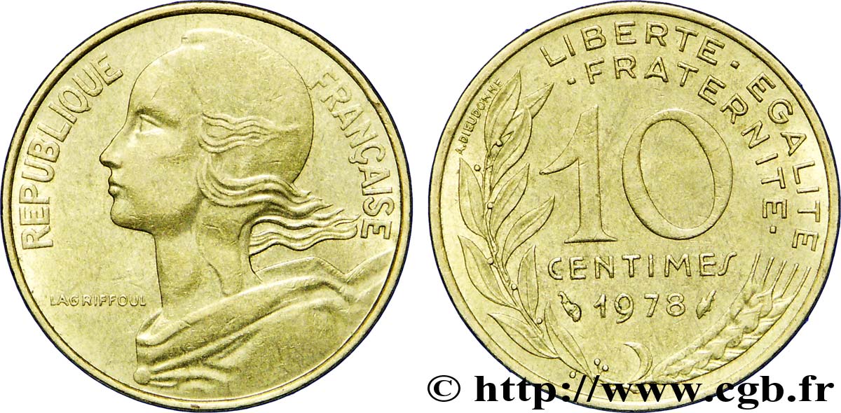 10 centimes Marianne 1978 Pessac F.144/18 TTB54 