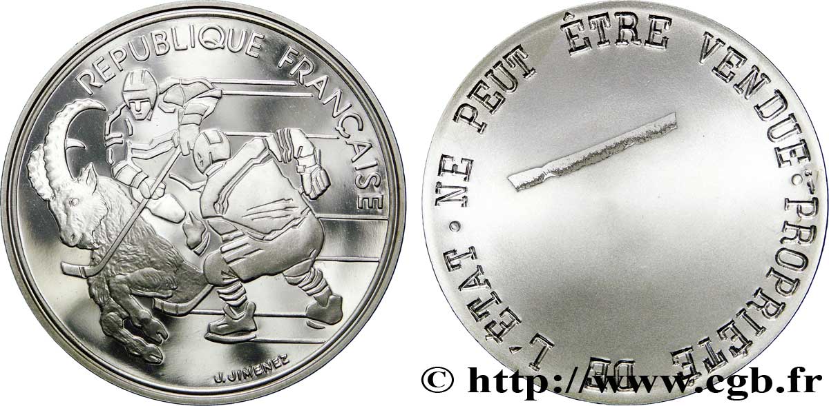 Exemplaire de démonstration Belle Épreuve 100 francs  - Hockey / Bouquetin n.d. Paris F5.1612 1 var. FDC65 