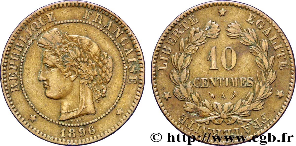 10 centimes Cérès 1896 Paris F.135/42 SS42 