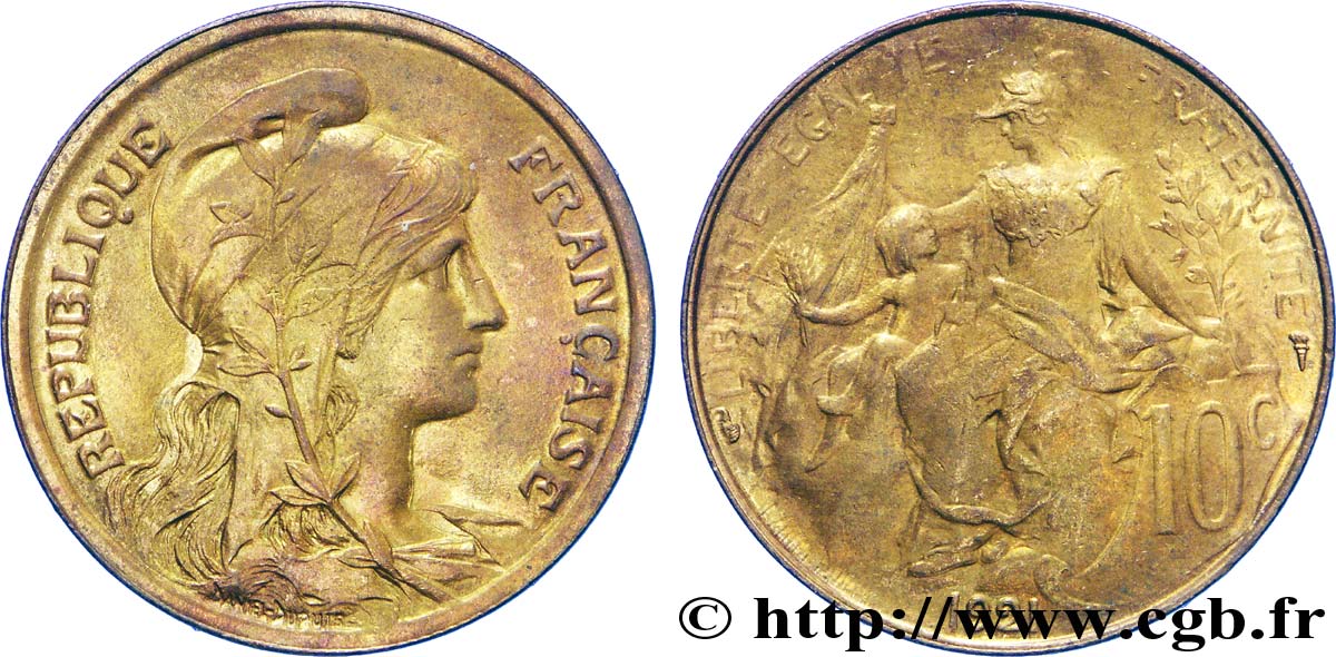 10 centimes Daniel-Dupuis 1921  F.136/30 fST63 