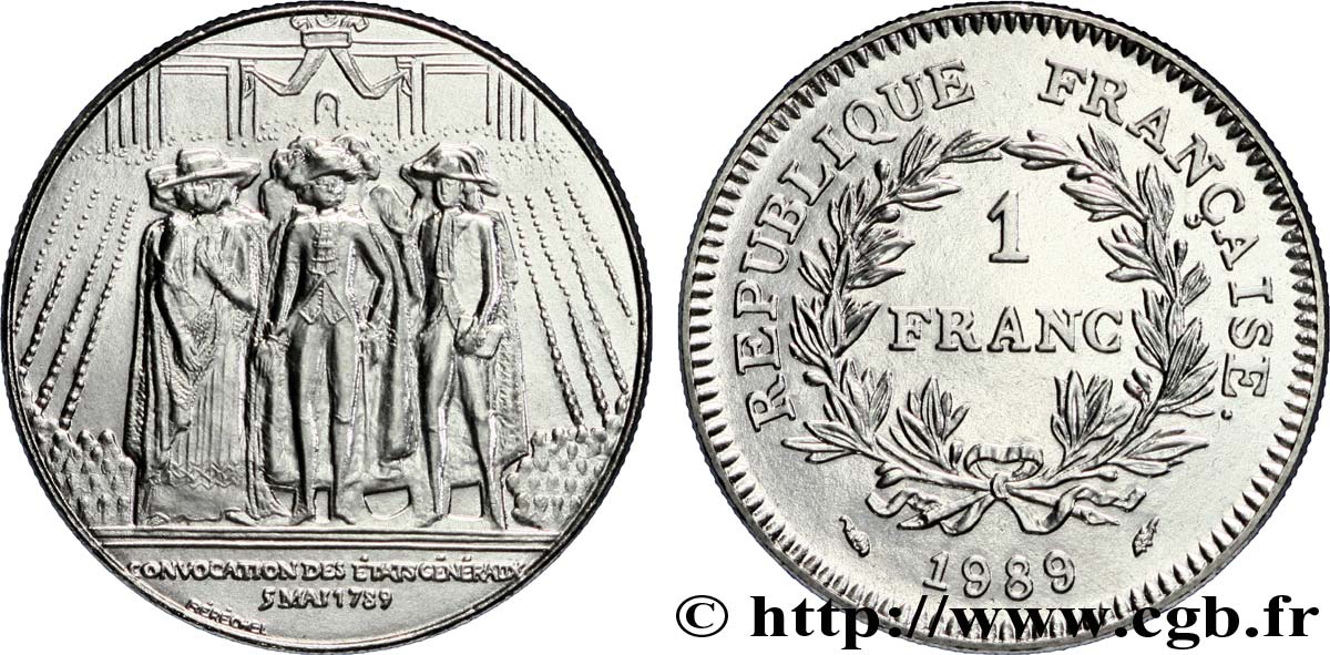 1 franc États Généraux 1989  F.228/2 ST65 