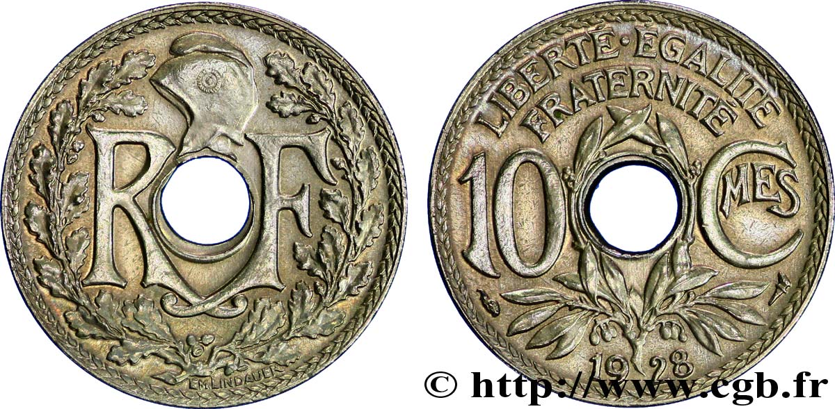 10 centimes Lindauer 1928  F.138/15 TTB50 
