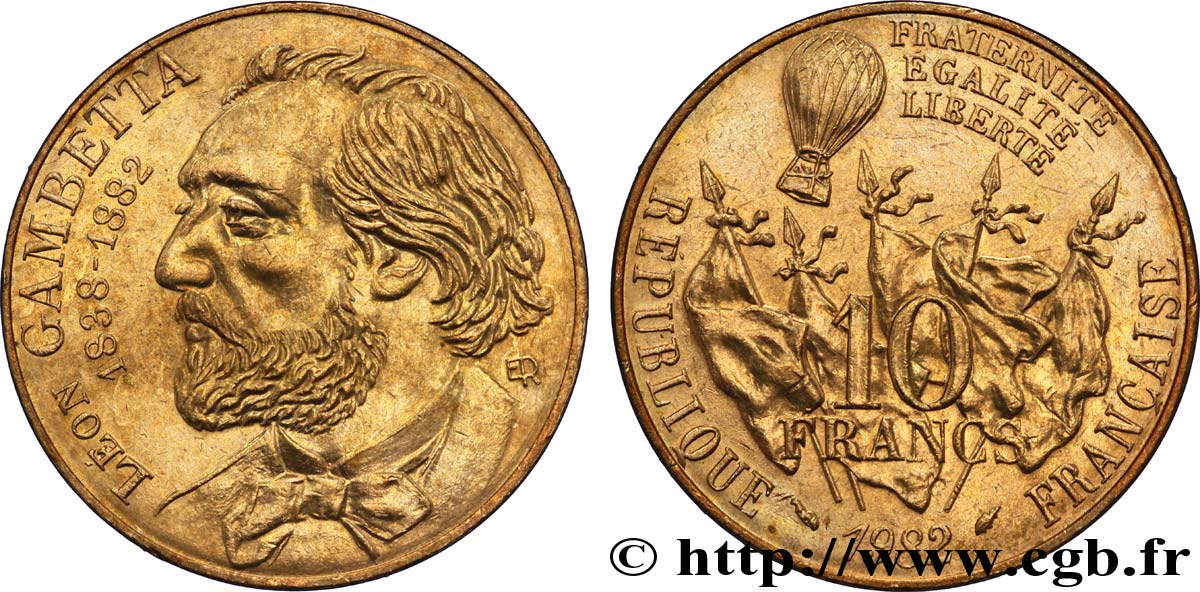 10 francs Gambetta 1982  F.366/2 EBC60 