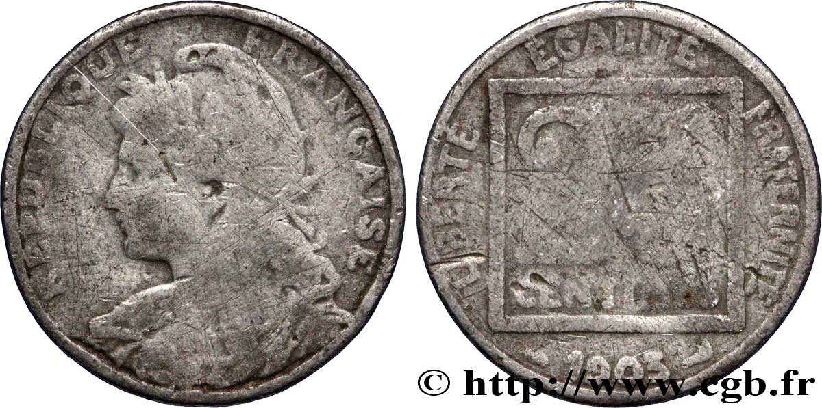 Faux de 25 centimes Patey, 1er type 1903 - F.168/3 var. B12 