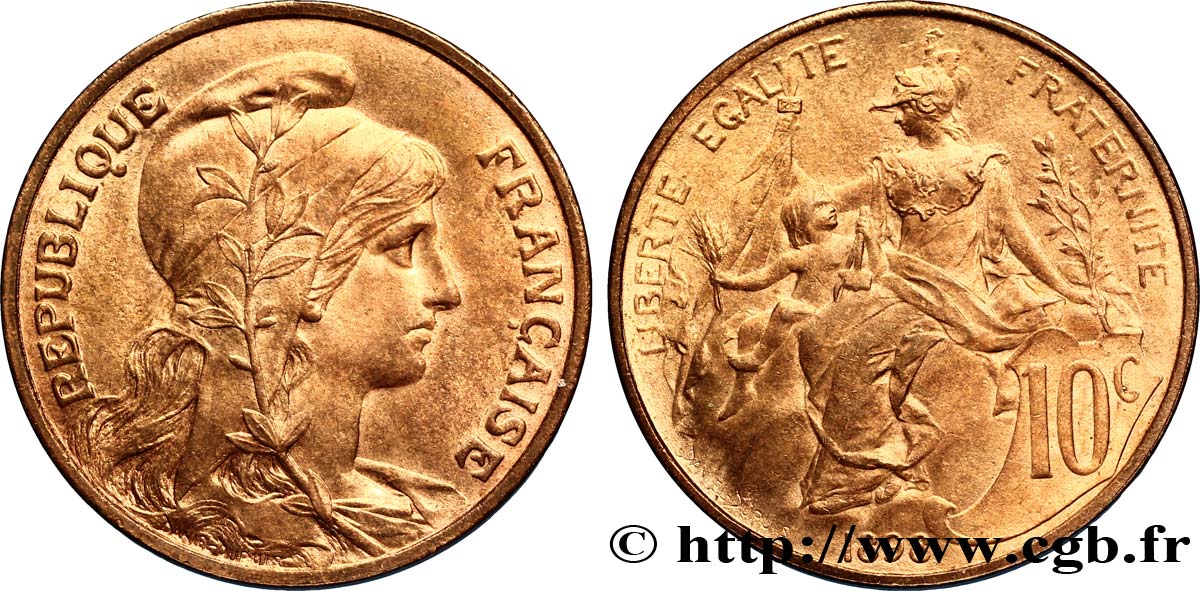10 centimes Daniel-Dupuis 1898  F.136/5 SUP61 