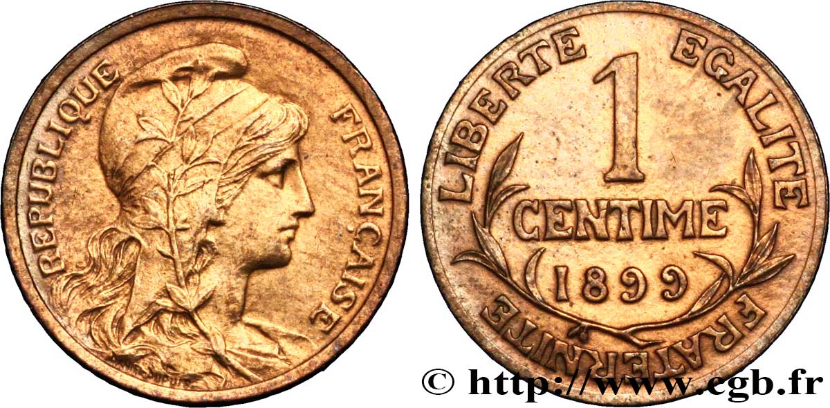 1 centime Daniel-Dupuis 1899 Paris F.105/3 AU 
