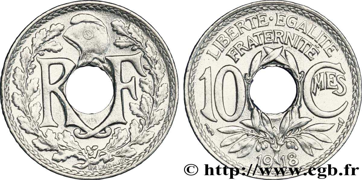 10 centimes Lindauer 1918  F.138/2 fST64 