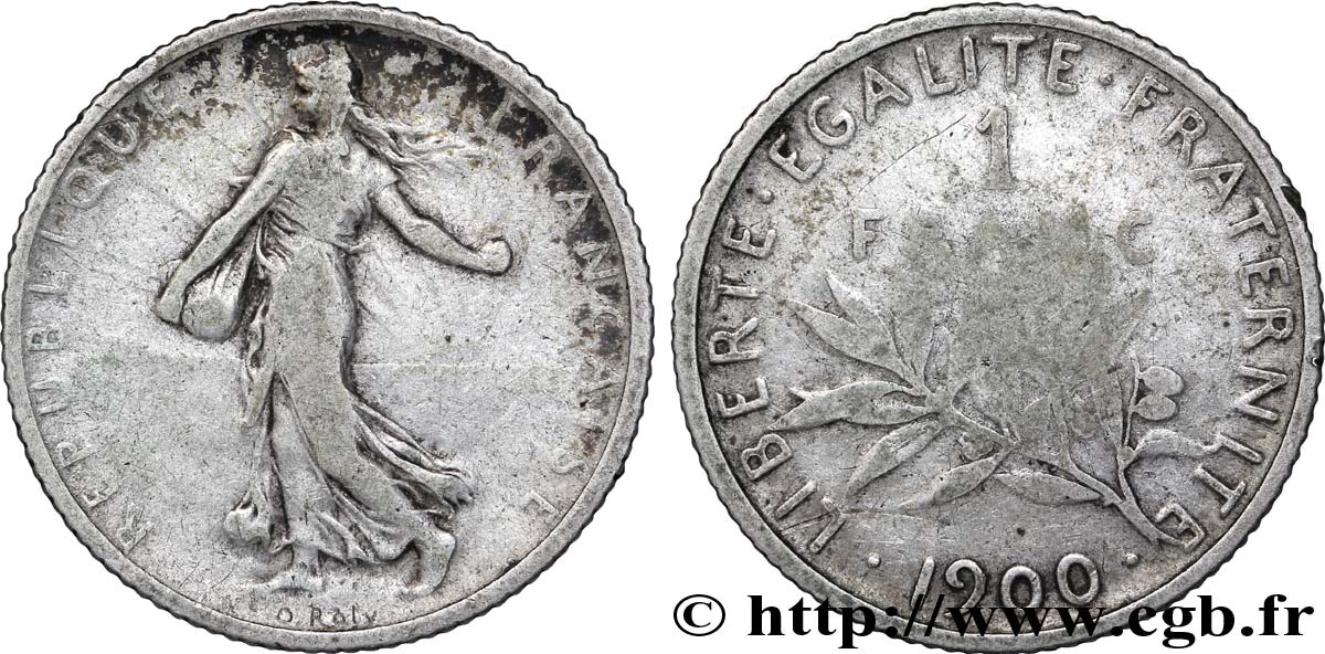 1 franc Semeuse 1900  F.217/4 B11 