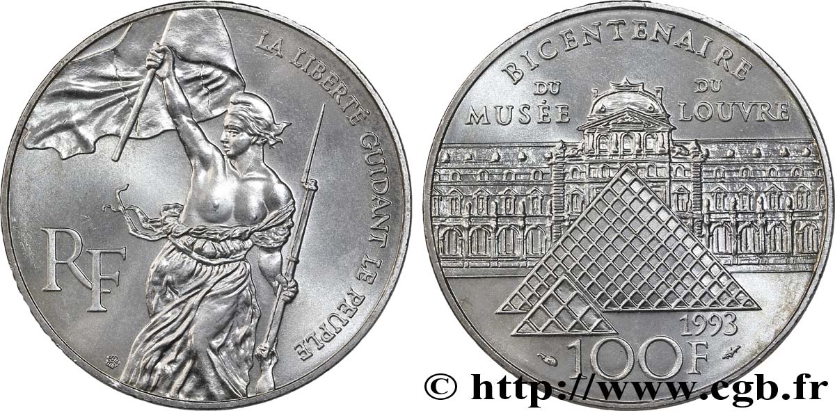 100 francs Liberté guidant le peuple 1993  F.461/2 FDC66 