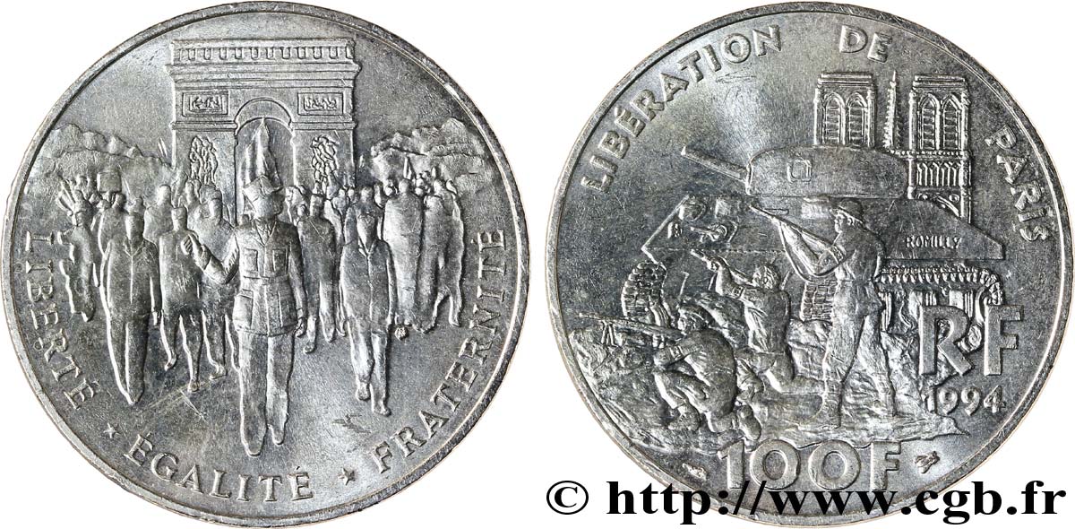 100 francs Libération de Paris 1994  F.462/2 VZ62 