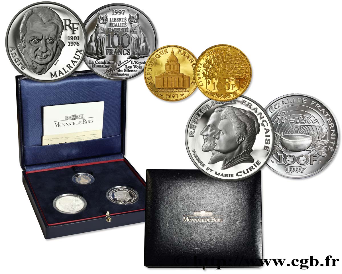 Coffret Belle Épreuve 100 francs 1997 Paris F5.1667 1 FDC70 