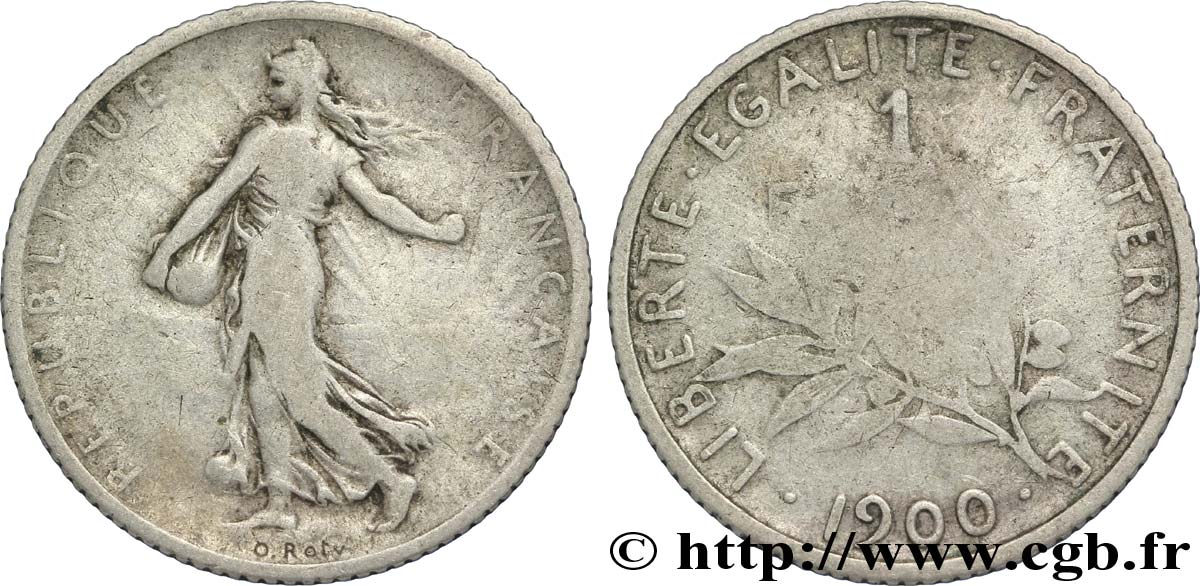 1 franc Semeuse 1900  F.217/4 B8 