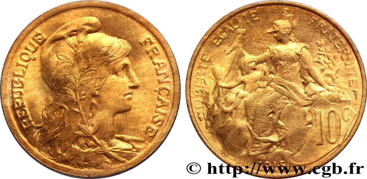 10 centimes Daniel-Dupuis 1915  F.136/24 SC64 