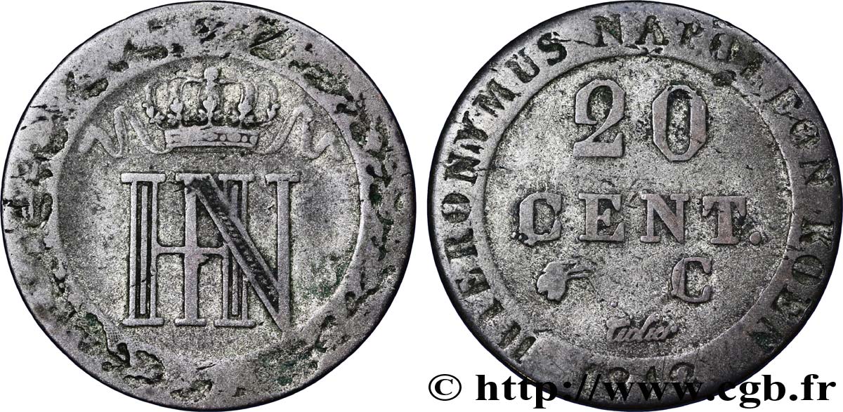 20 cent. 1812 Cassel VG.2029  TB35 