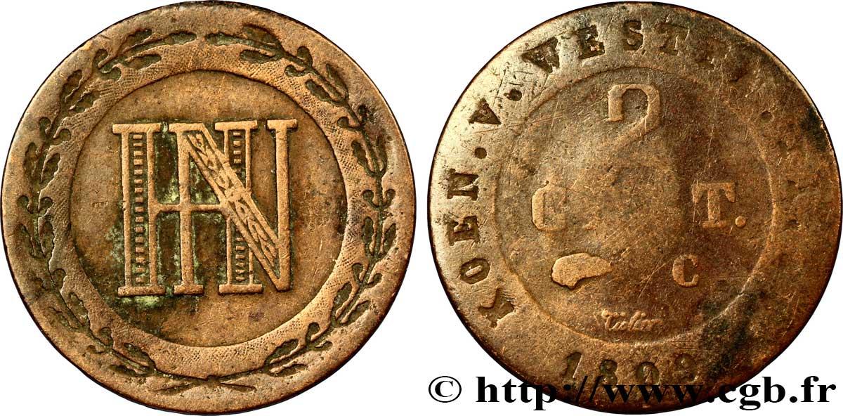 2 cent. 1809 Cassel VG.2039  TB15 