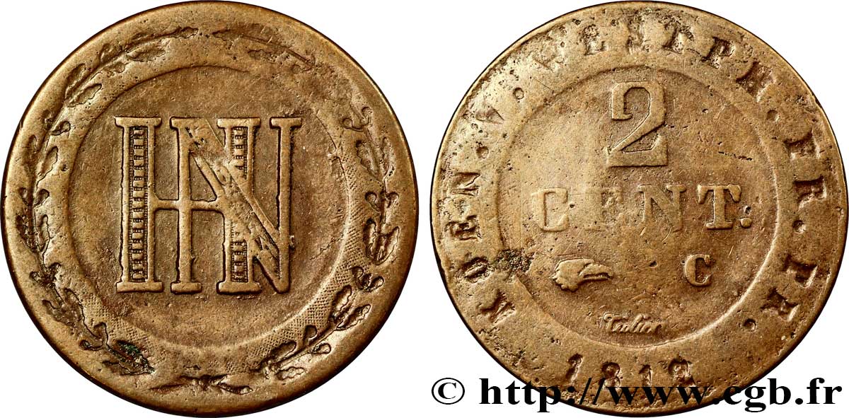 2 cent. 1812 Cassel VG.2041  TB20 