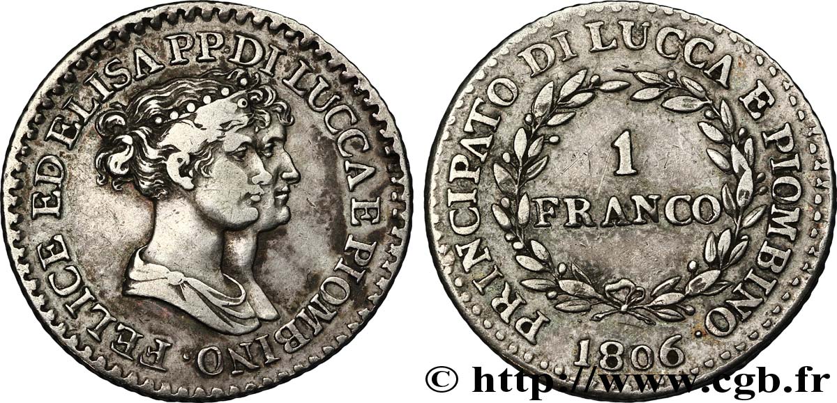 1 franco 1806 Florence M.441  MB35 