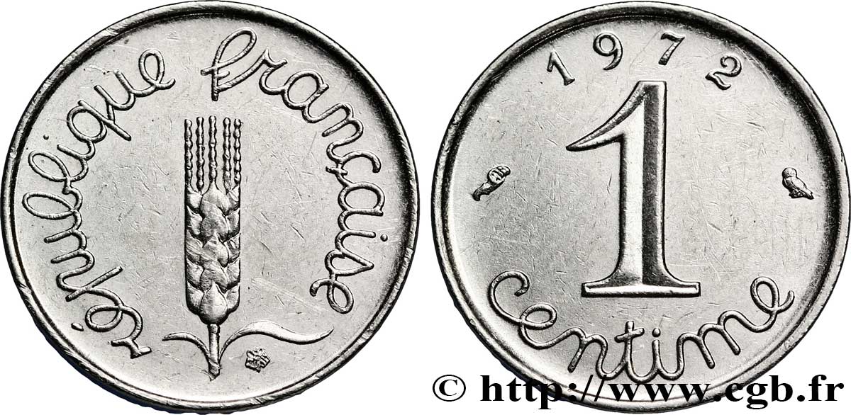 1 centime Épi 1972 Paris F.106/22 TTB45 