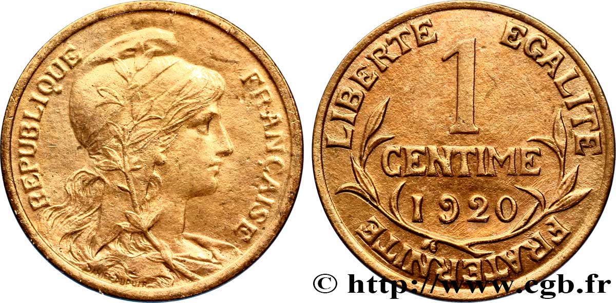 1 centime Daniel-Dupuis 1920 Paris F.105/19 XF 