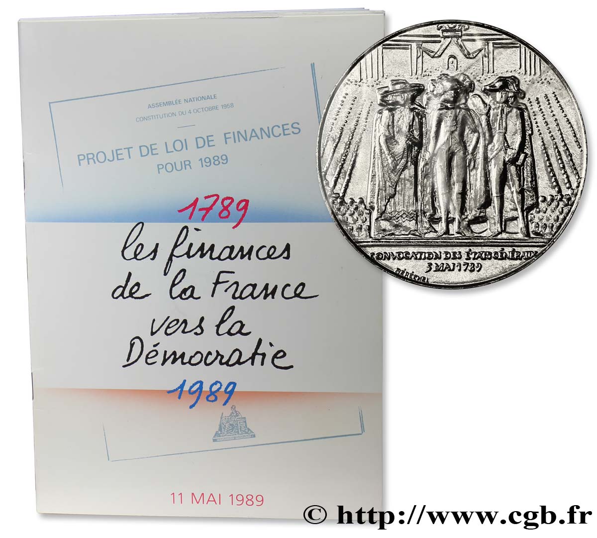 1 franc États Généraux 1989  F.228/2 var. ST 