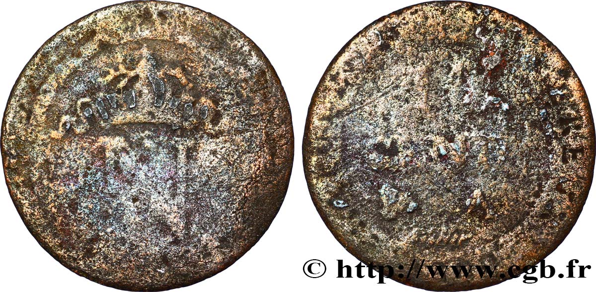 Faux de 10 cent. à l&nbsp;N couronnée 1808 Paris F.130/2 AB5 