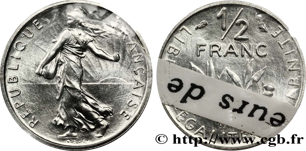 1/2 franc Semeuse 1970 Paris F.198/9 ST68 