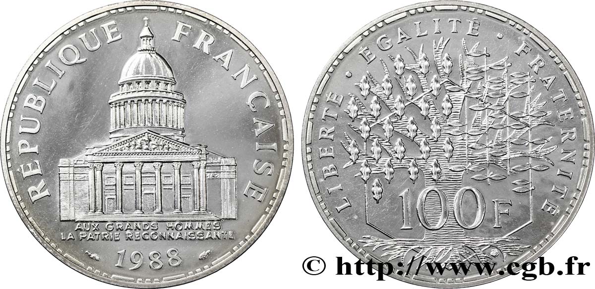 100 francs Panthéon 1988  F.451/8 ST65 