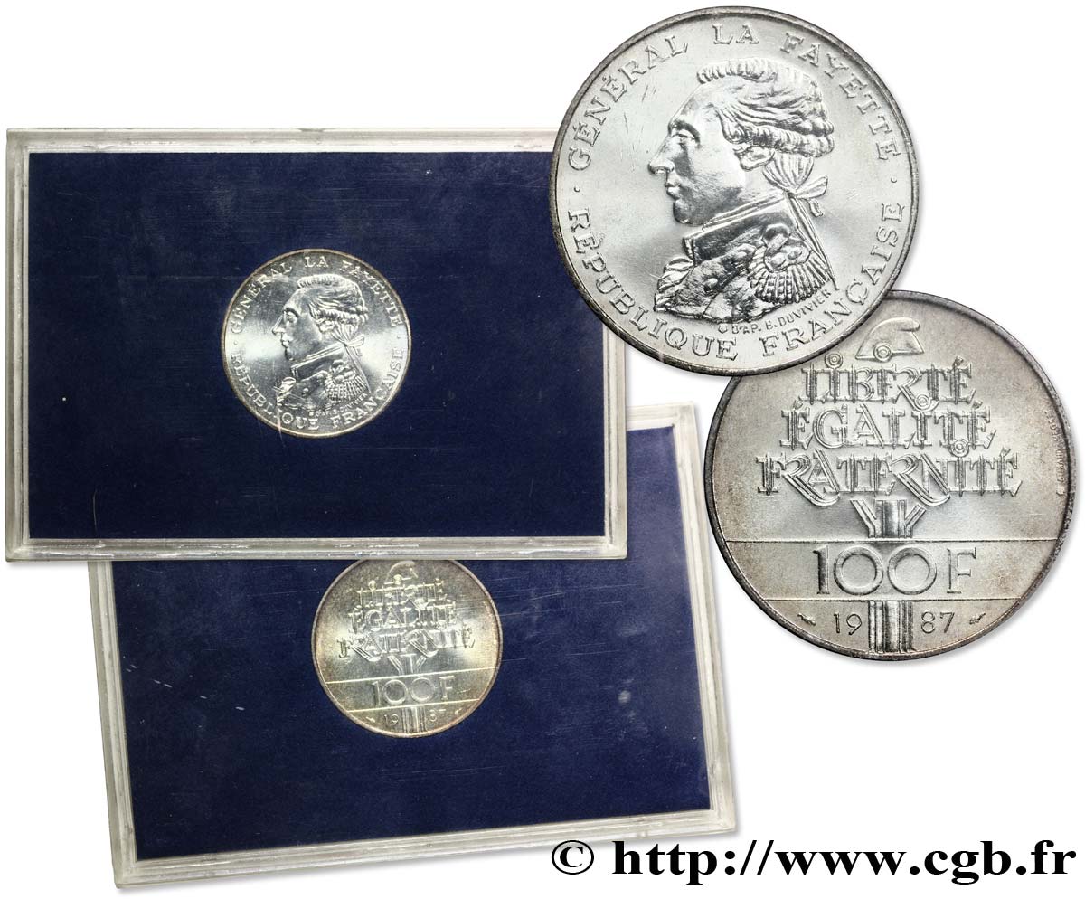 100 francs Égalité - La Fayette 1987  F.455/2 VZ62 