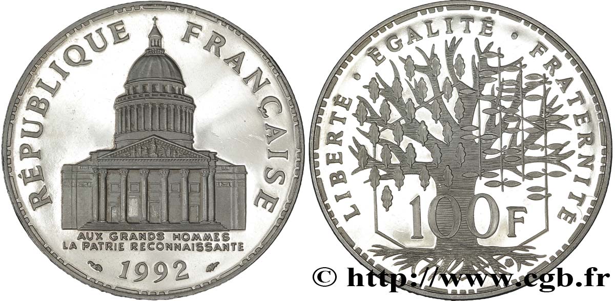 100 francs Panthéon 1992  F.451/13 SPL63 