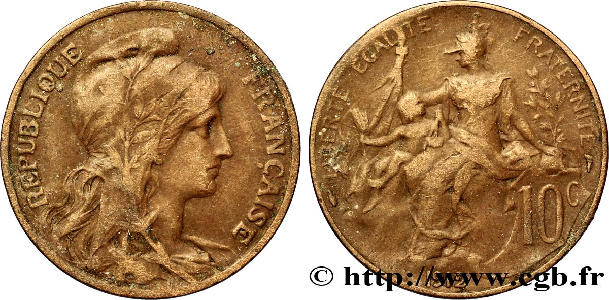 10 centimes Daniel-Dupuis 1912  F.136/21 BB45 