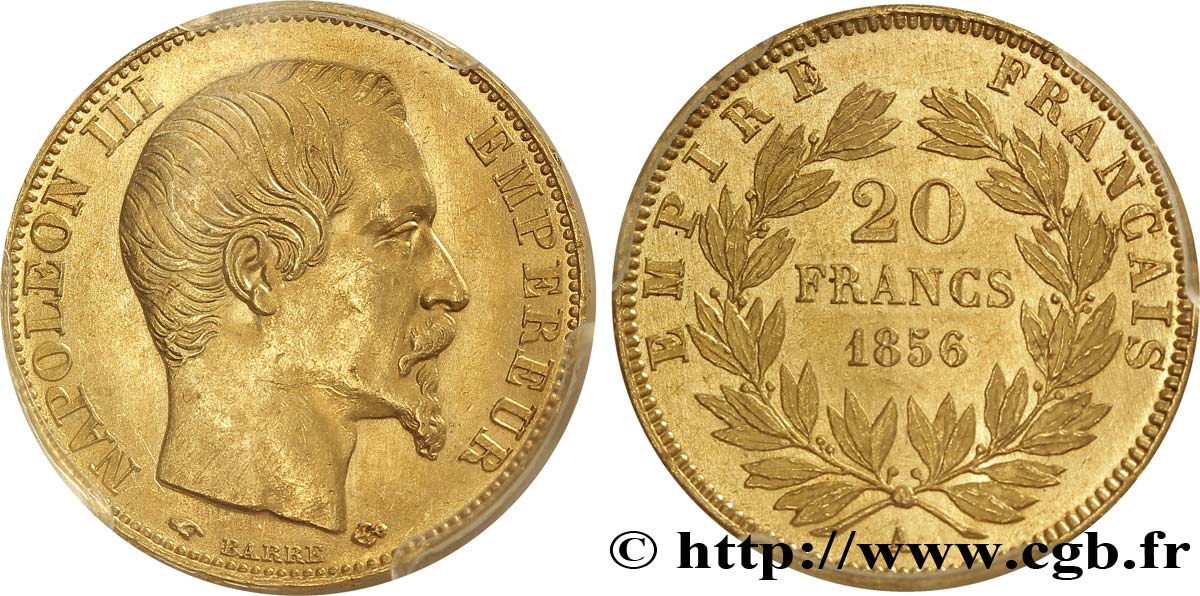 Valeur Pièce 20 Francs Or Napoléon 3 1856